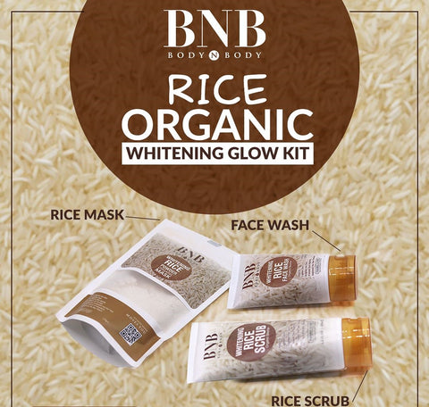BNB Rice Extract Bright & Glow Kit Golden Cap Pack