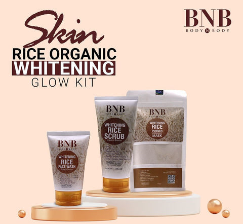 BNB Rice Extract Bright & Glow Kit Golden Cap Pack