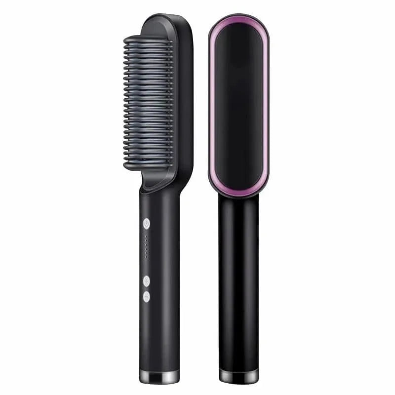 2 In 1 Ionic Straightening Brush